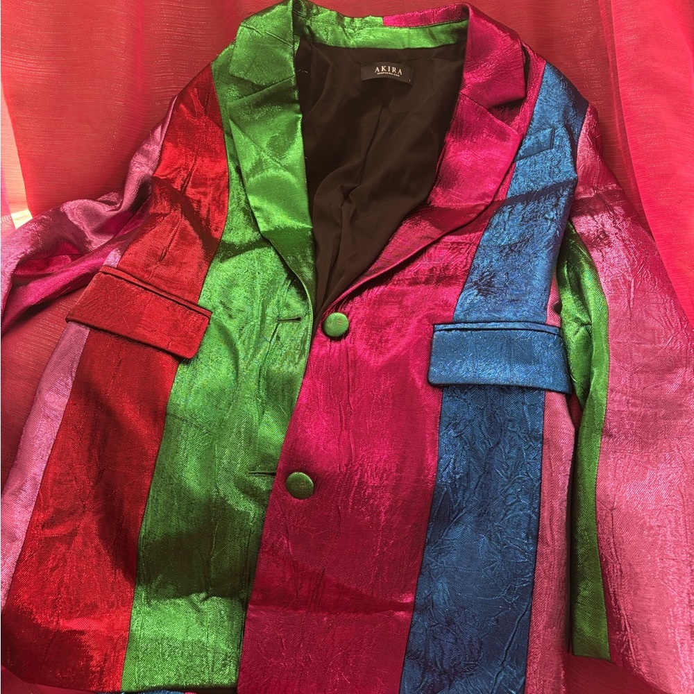 Color block blazer